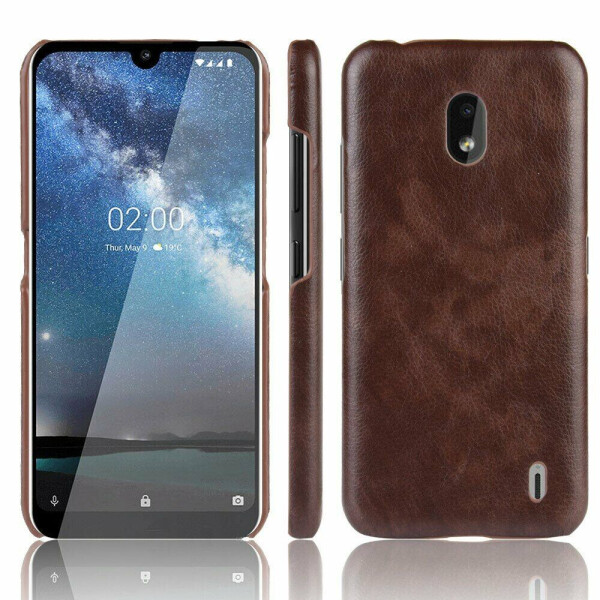 

Защитный чехол Deexe Leather Back Cover для Nokia 2.2 - Brown
