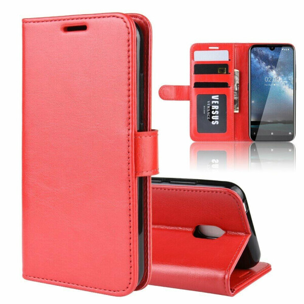 

Чехол-книжка Deexe Wallet Style для Nokia 2.2 - Red