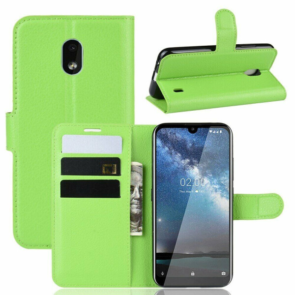 

Чехол-книжка Deexe Book Type для Nokia 2.2 - Green