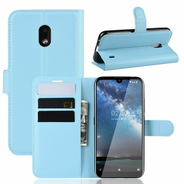 

Чехол-книжка Deexe Book Type для Nokia 2.2 - Blue
