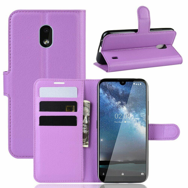

Чехол-книжка Deexe Book Type для Nokia 2.2 - Purple