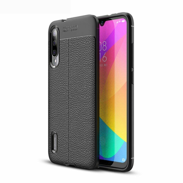 

Защитный чехол Deexe Leather Cover для Xiaomi Mi CC9e / Mi A3 - Black
