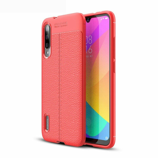 

Защитный чехол Deexe Leather Cover для Xiaomi Mi CC9e / Mi A3 - Red