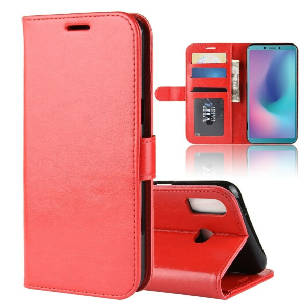 

Чехол-книжка Deexe Wallet Style для Samsung Galaxy A6s - Red