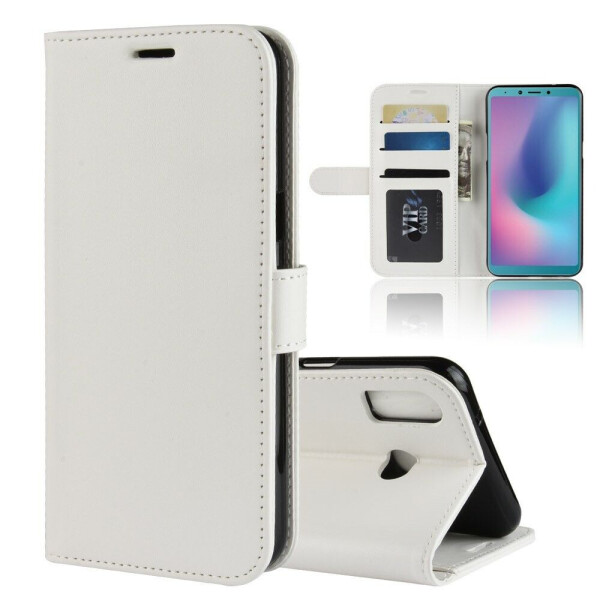 

Чехол-книжка Deexe Wallet Style для Samsung Galaxy A6s - White