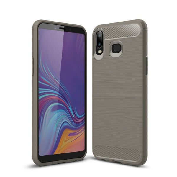 

Защитный чехол UniCase Carbon для Samsung Galaxy A6s - Grey