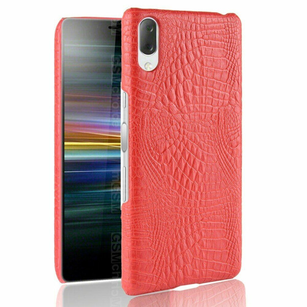 

Защитный чехол Deexe Croco Style для Sony Xperia L3 - Red
