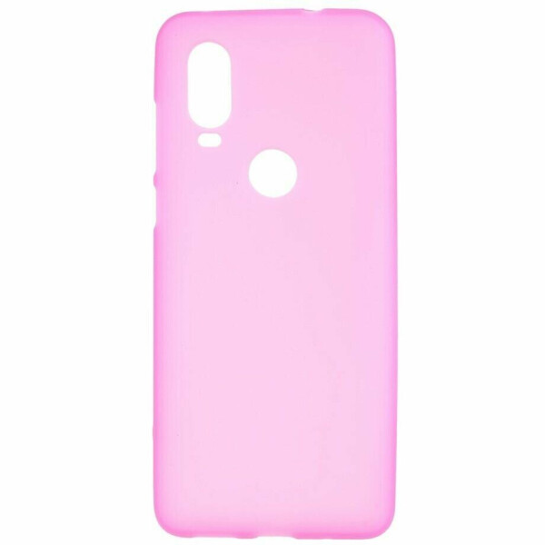 

Силиконовый (TPU) чехол Deexe Matte Case для Motorola One Vision - Rose
