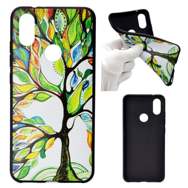 

Силиконовый (TPU) чехол UniCase Color Style для Xiaomi Redmi Note 6 / Note 6 Pro - Tree with Colorful Leaves