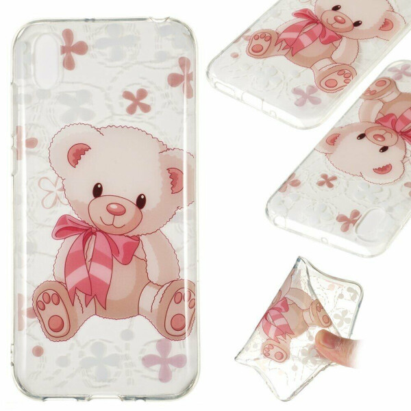 

Силиконовый (TPU) чехол Deexe Pretty Glossy для Huawei Y5 (2019) / Honor 8S / Honor 8S Prime - Bear