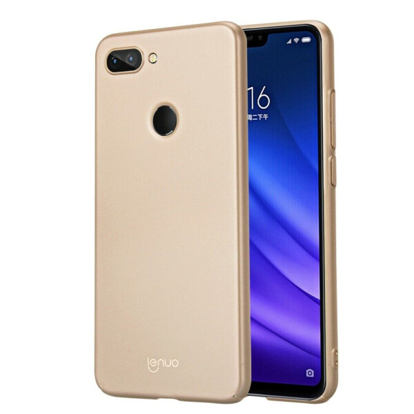 

Пластиковый чехол LENUO Silky Touch для Xiaomi Mi 8 Lite - Gold