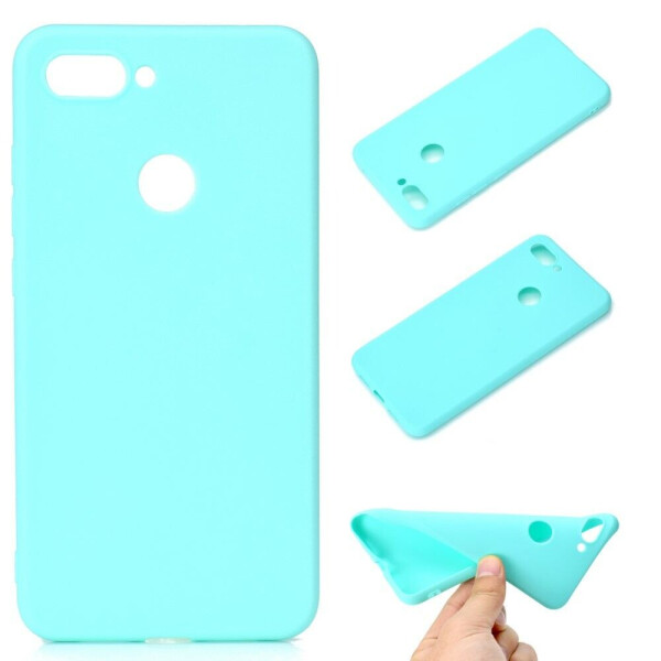 

Силиконовый (TPU) чехол Deexe Matte Case для Xiaomi Mi 8 Lite - Light Blue