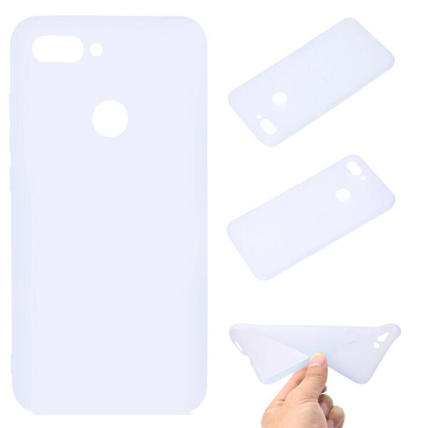 

Силиконовый (TPU) чехол Deexe Matte Case для Xiaomi Mi 8 Lite - White