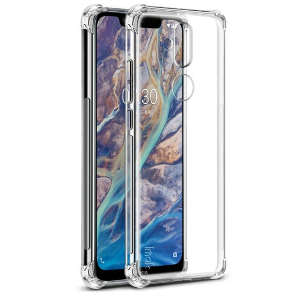 

Защитный чехол IMAK Airbag MAX Case для Nokia 8.1 - Transparent
