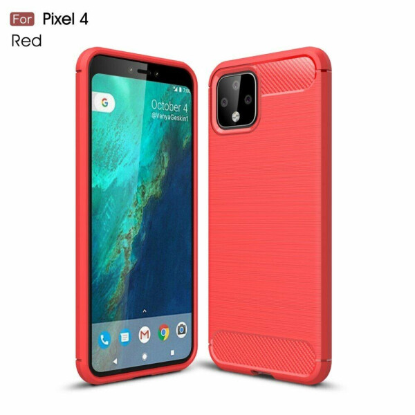 

Защитный чехол UniCase Carbon для Google Pixel 4 - Red