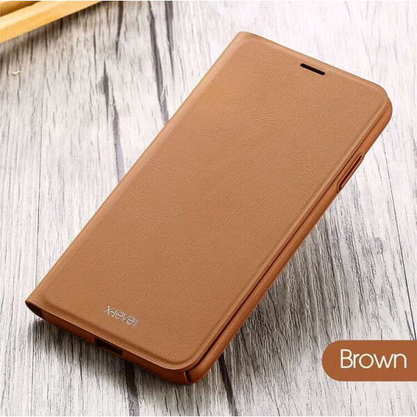 

Чехол X-LEVEL Wallet Stand для Apple iPhone X / iPhone XS - Brown