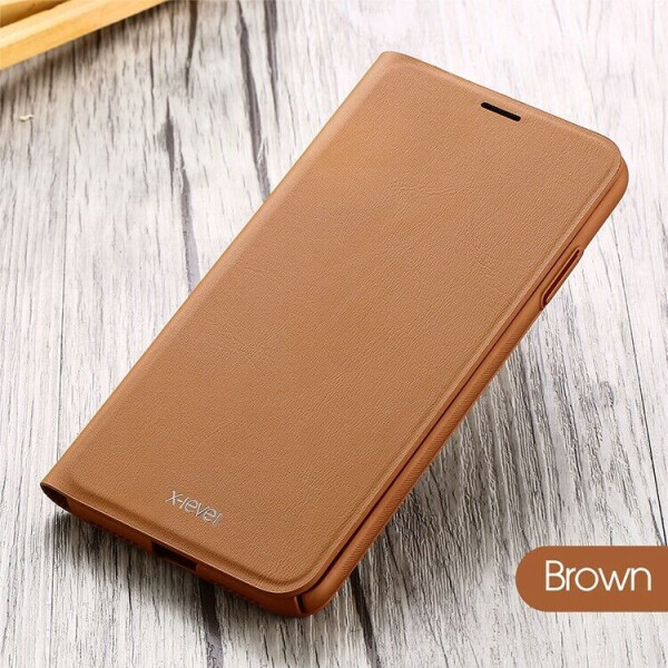 

Чехол X-LEVEL Wallet Stand для Apple iPhone XR - Brown