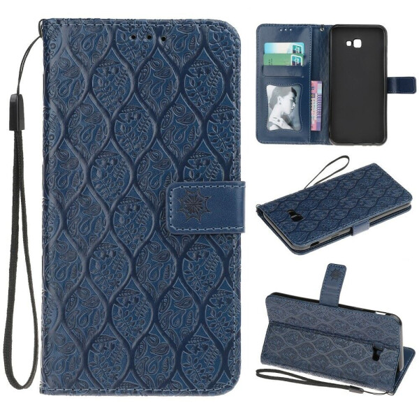 

Чехол UniCase Leaf Wallet для Samsung Galaxy J4+ (J415) - Dark Blue