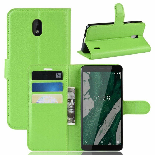 

Чехол-книжка Deexe Book Type для Nokia 1 Plus - Green