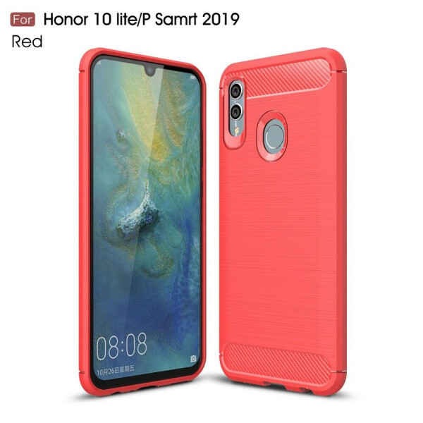 

Защитный чехол UniCase Carbon для Huawei P Smart (2019) / Honor 10 Lite - Red