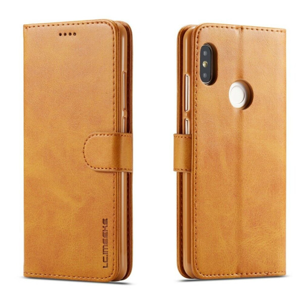 

Чехол LC.IMEEKE Wallet Case для Xiaomi Redmi Note 6 / Note 6 Pro - Brown