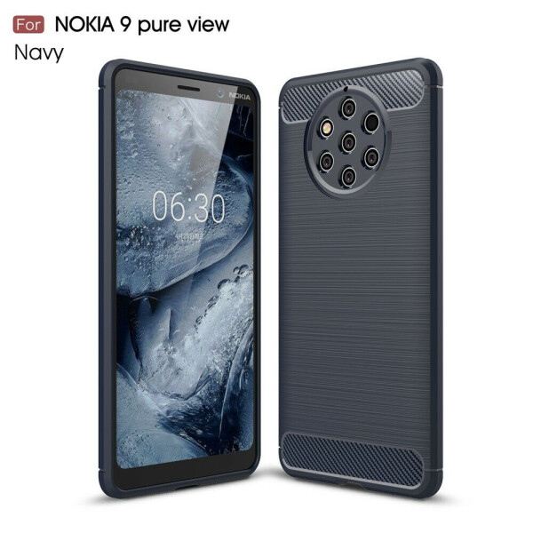 

Защитный чехол UniCase Carbon для Nokia 9 PureView - Dark Blue