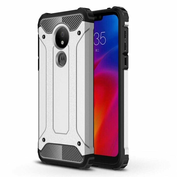 

Защитный чехол UniCase Rugged Guard для Motorola Moto G7 Power (XT1955) - Silver