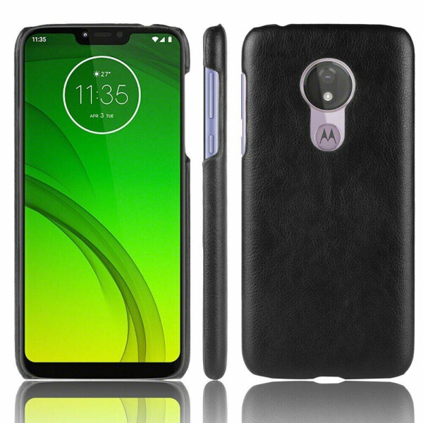 

Защитный чехол Deexe Leather Back Cover для Motorola Moto G7 Power (XT1955) - Black