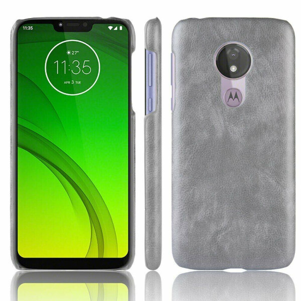 

Защитный чехол Deexe Leather Back Cover для Motorola Moto G7 Power (XT1955) - Grey