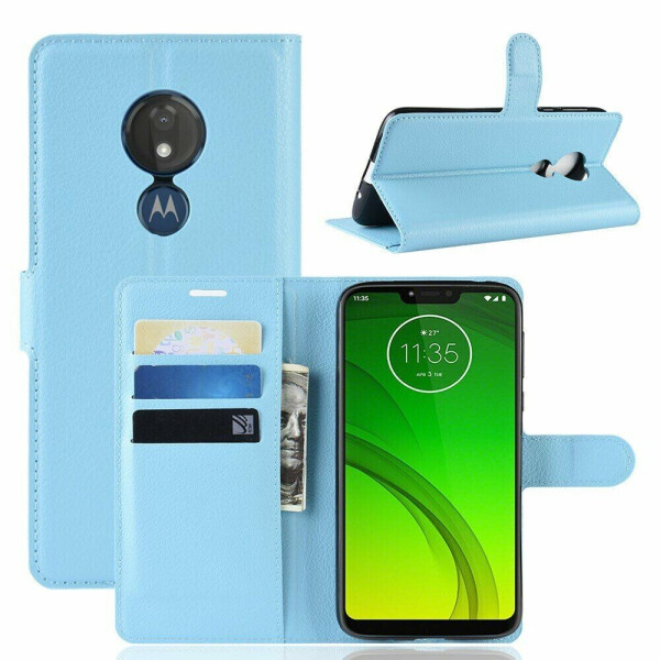 

Чехол-книжка Deexe Book Type для Motorola Moto G7 Power (XT1955) - Blue