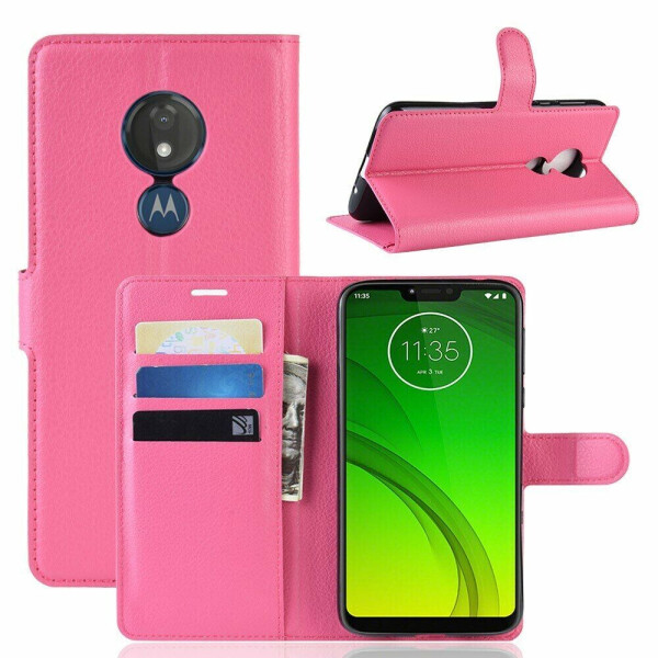 

Чехол-книжка Deexe Book Type для Motorola Moto G7 Power (XT1955) - Rose