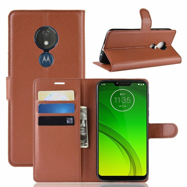 

Чехол-книжка Deexe Book Type для Motorola Moto G7 Power (XT1955) - Brown