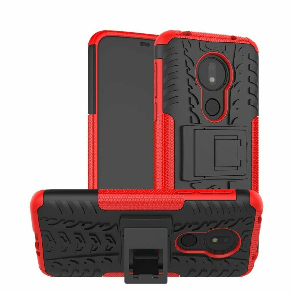 

Защитный чехол UniCase Hybrid X для Motorola Moto G7 Power (XT1955) - Red