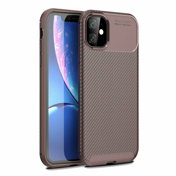 

Защитный чехол Deexe Fusion для iPhone 11 - Brown