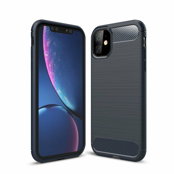 

Защитный чехол UniCase Carbon для iPhone 11 - Dark Blue
