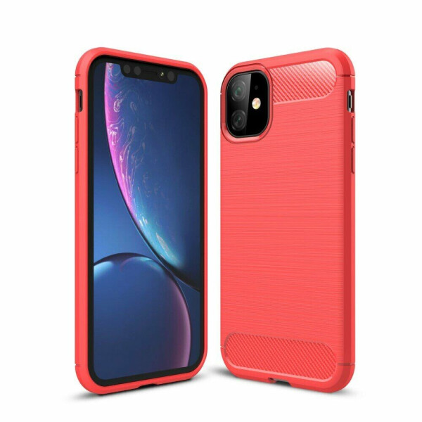 

Защитный чехол UniCase Carbon для iPhone 11 - Red