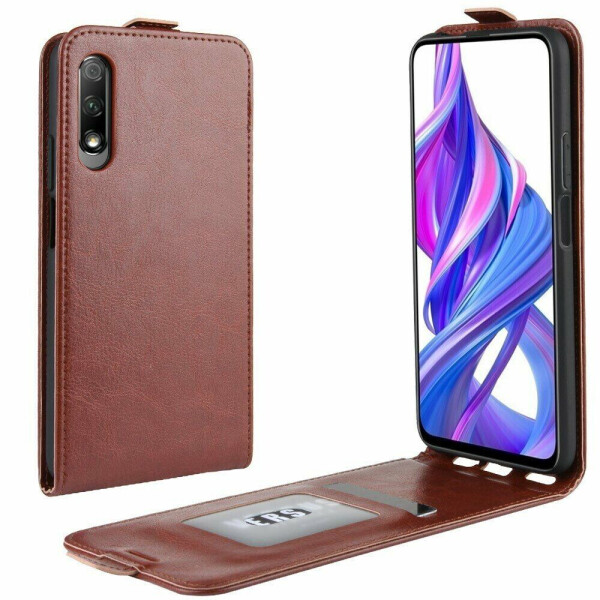 

Чехол Deexe Flip Case для Huawei P Smart Pro / Honor 9X (Китайская версия) / Honor 9X Pro - Brown