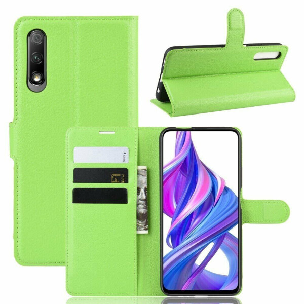 

Чехол-книжка Deexe Book Type для Huawei Honor 9X (Китайская версия) - Green