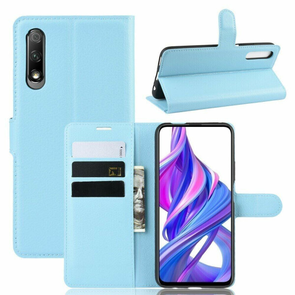 

Чехол-книжка Deexe Book Type для Huawei Honor 9X (Китайская версия) - Baby Blue