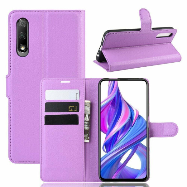 

Чехол-книжка Deexe Book Type для Huawei Honor 9X (Китайская версия) - Purple