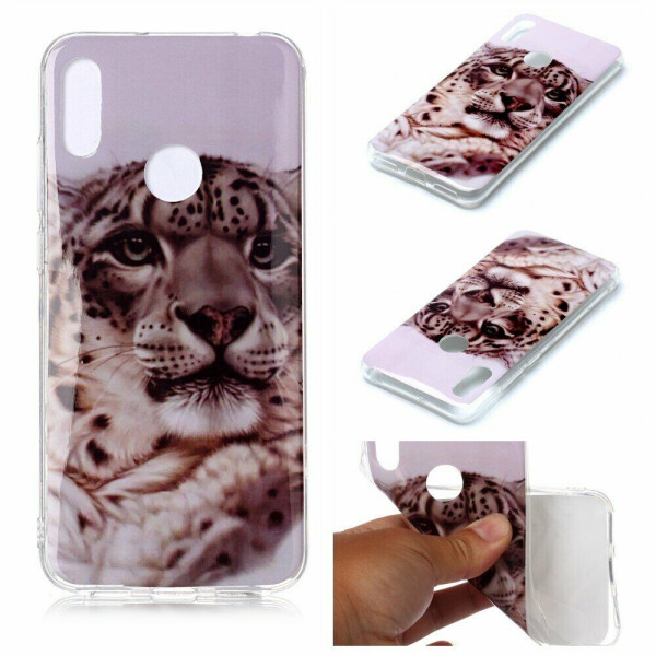 

Силиконовый (TPU) чехол Deexe Life Style для Huawei Y7 (2019) - Leopard