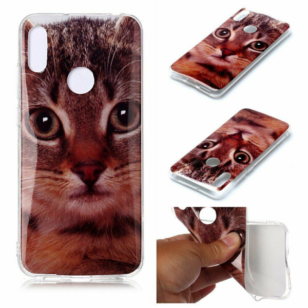 

Силиконовый (TPU) чехол Deexe Life Style для Huawei Y7 (2019) - Cat