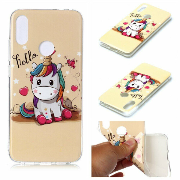 

Силиконовый (TPU) чехол Deexe Life Style для Xiaomi Redmi Note 7 / Note 7 Pro - Unicorn