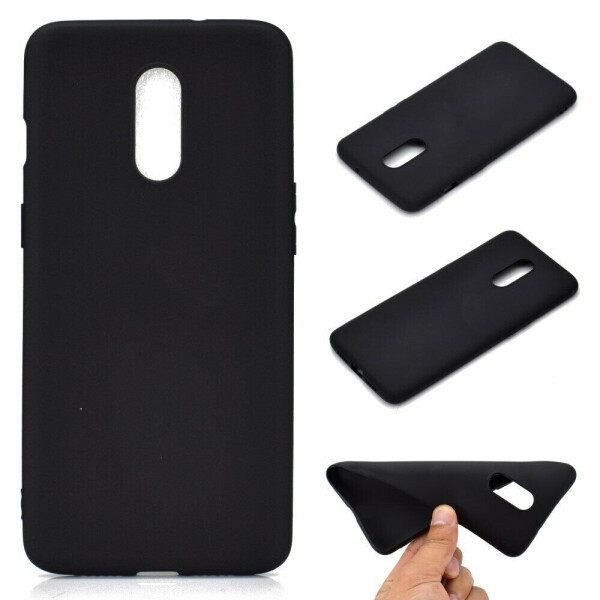 

Силиконовый (TPU) чехол Deexe Matte Case для OnePlus 7 - Black