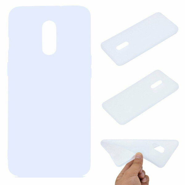 

Силиконовый (TPU) чехол Deexe Matte Case для OnePlus 7 - White