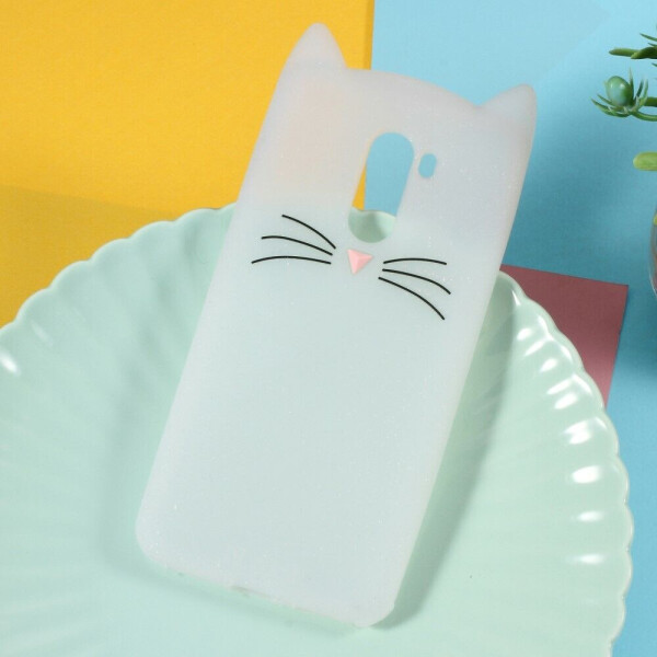 

Силиконовый (TPU) чехол Deexe Cat 3D Series для Xiaomi Poco F1 - White