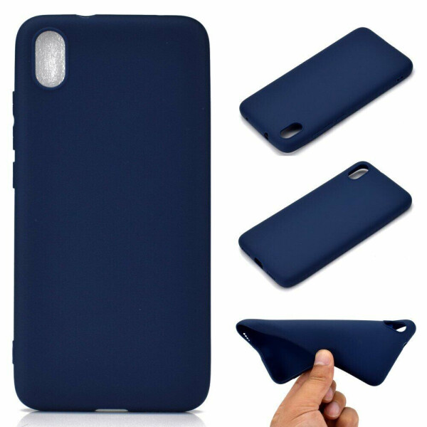 

Силиконовый (TPU) чехол Deexe Matte Case для Xiaomi Redmi 7A - Dark Blue