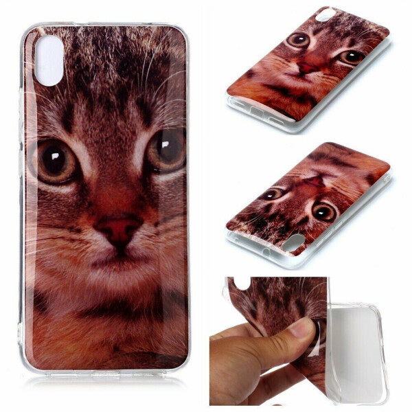 

Силиконовый (TPU) чехол Deexe Life Style для Xiaomi Redmi 7A - Cat