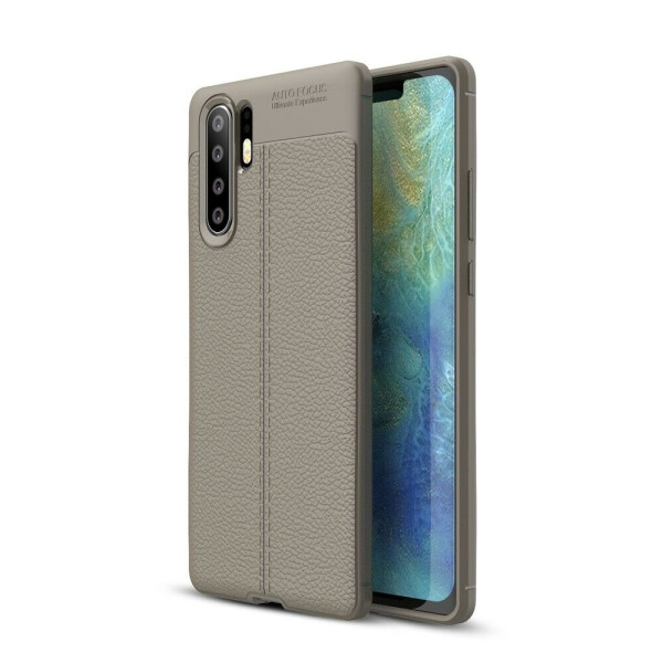 

Защитный чехол Deexe Leather Cover для Huawei P30 Pro - Grey