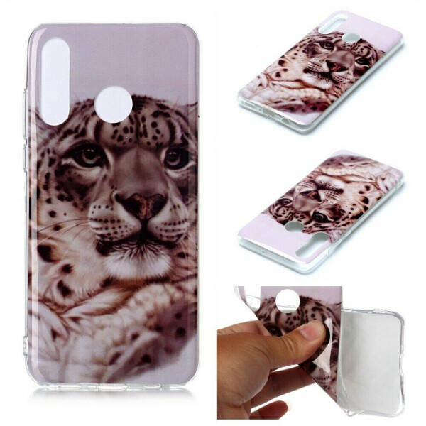 

Силиконовый (TPU) чехол Deexe Life Style для Huawei P30 Lite - Leopard